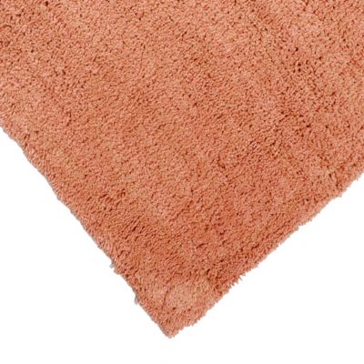 Tapis de bain antidérapant 50x80 cm, coton, terracotta, GoodHome Koros