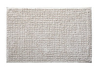 Tapis de bain antidérapant 50x80 cm, ivoire, Levasseur Softy