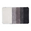 Tapis de bain antidérapant 50x80 cm, noir et blanc, Energy