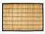 Tapis de bain antidérapant bambou clair 60 x 90 cm Bengale