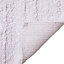 Tapis de bain antidérapant blanc 50 x 80 cm Vorma
