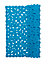 Tapis de bain antidérapant bleu 55 x 55 cm Batumi