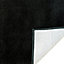 Tapis de bain antidérapant noir 50 x 80 cm Liao
