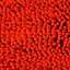 Tapis de bain antidérapant rouge 80 x 50 cm Anémone
