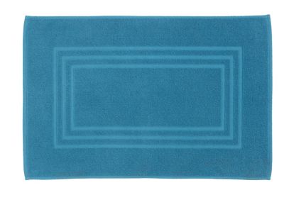Tapis de bain bleu 50 x 80 cm Palmi