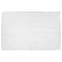 Tapis de bain chenille 50x80 cm, blanc, 5Five
