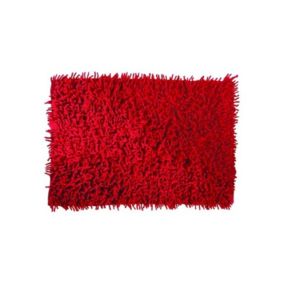 Tapis de bain Coton 40x60cm Rouge MSV