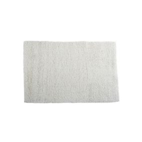 Tapis de bain Coton 45x70cm Blanc MSV
