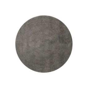 Tapis de bain Coton Rond 57cm couleur Taupe MSV