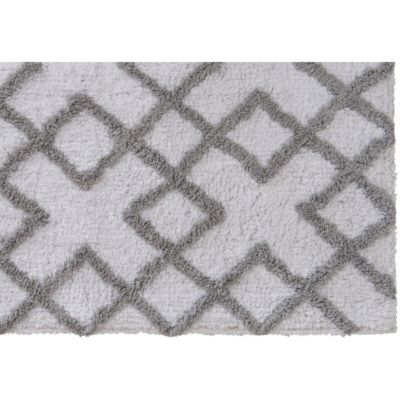 Tapis de bain déco en coton 50x80cm