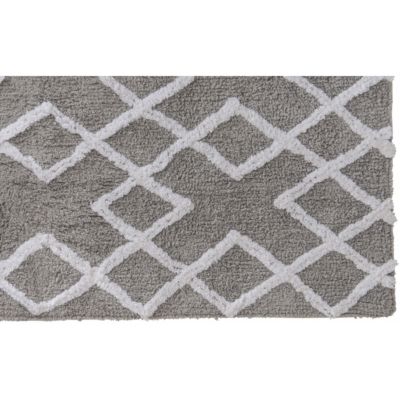 Tapis de bain déco en coton 60x120cm