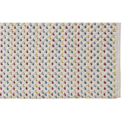 Tapis de bain déco en coton chenille 60x120cm