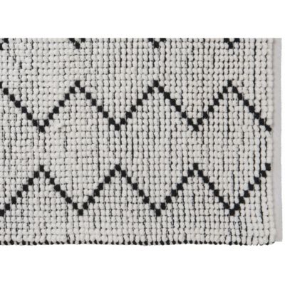 Tapis de bain déco en polycoton 60x120cm