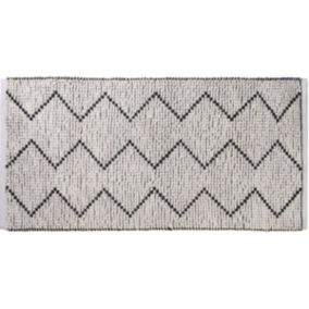 Tapis de bain déco en polycoton