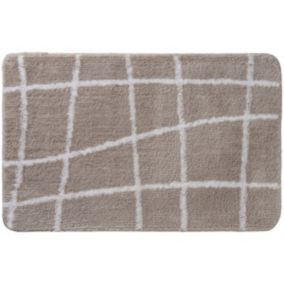 Tapis de bain déco en polyester 50x80cm