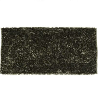 Tapis de bain déco fil doré en polyester 60x120cm