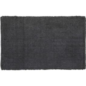 Tapis de bain en polycoton uni 50x80cm