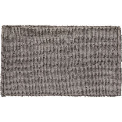 Tapis de bain en polycoton uni 50x80cm