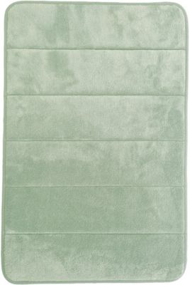 Tapis de bain mémoire de forme jaune 50x80cm | Maisons du Monde