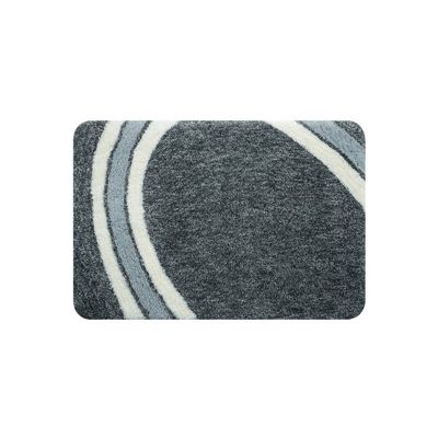 Tapis de bain Microfibre CURVE 55x65cm Gris Spirella