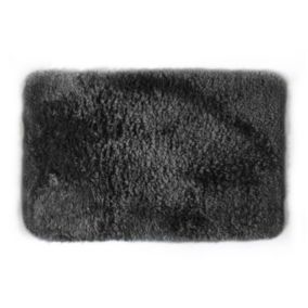 Tapis de bain Microfibre FINO 40x60cm Noir Spirella