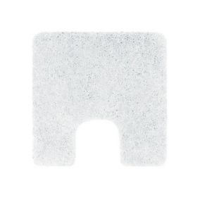 Tapis de bain Microfibre HIGHLAND 55x55cm Blanc Spirella