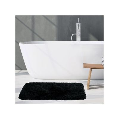 Tapis de bain Microfibre HIGHLAND 55x65cm Noir Spirella