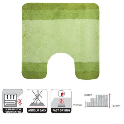 Tapis de bain Polyester BALANCE 60x90cm Vert Kiwi Spirella