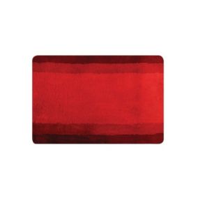 Tapis de bain Polyester BALANCE 70x120cm Rouge Spirella