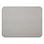 Tapis de bain rectangulaire Five Modern en diatomite coloris gris L.45 x l.35 cm