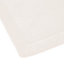 Tapis de bain rectangulaire Five Modern en polyuréthane coloris blanc L.80 x l.50 cm