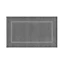 Tapis de bain rectangulaire GoodHome Cellna coloris anthracite en coton L.120 x l.70 cm