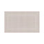 Tapis de bain rectangulaire GoodHome Cellna coloris galet en coton L.120 x l.70 cm