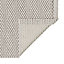 Tapis de bain rectangulaire GoodHome Elland coloris galet en coton et polyester L.120 x l.70 cm