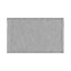 Tapis de bain rectangulaire GoodHome Elland coloris gris nuage en coton et polyester L.80 x l.50 cm