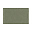 Tapis de bain rectangulaire GoodHome Elland coloris thé vert en coton et polyester L.80 x l.50 cm