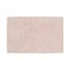Tapis de bain rectangulaire GoodHome Koros coloris rose nude en coton L.80 x l.50 cm