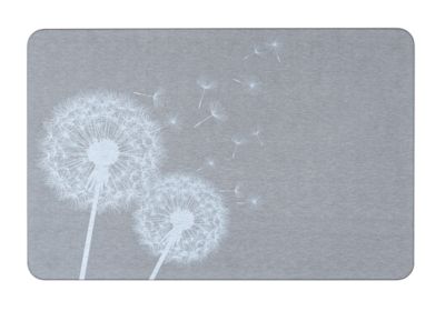 Tapis de bain rectangulaire L.39 x l.60 cm gris Wenko Astera