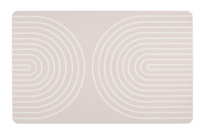 Tapis de bain rectangulaire L.50 x l.80 cm beige Wenko Nazca