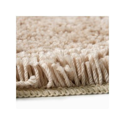 Tapis de bain rond Microfibre HIGHLAND 110cm Ecru Spirella