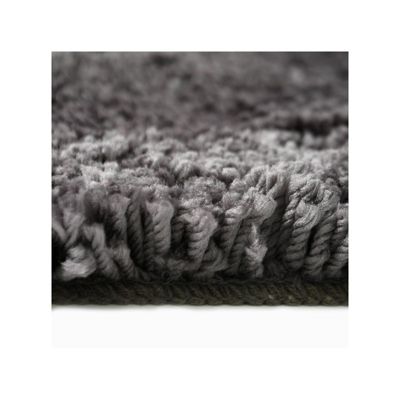 Tapis de bain rond Microfibre HIGHLAND 60cm Gris granit Spirella