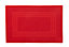 Tapis de bain rouge 50 x 80 cm Palmi