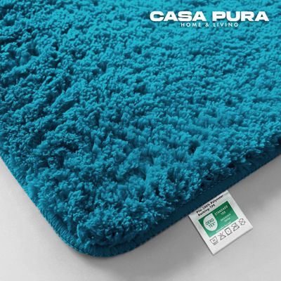 Tapis de bain Sky Uni  Bleu sarcelle 60 x 100 cm