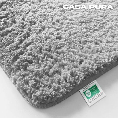 Tapis de bain Sky Uni  Gris argenté 50 x 80 cm
