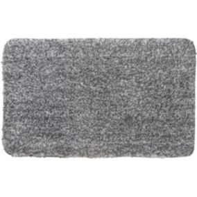 Tapis de bain uni en polyester 50x80cm