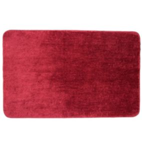 Tapis de bain uni en polyester 50x80cm