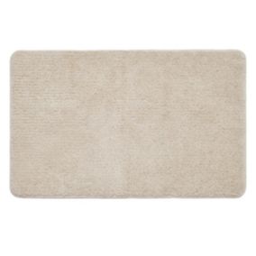 Tapis de bain uni en polyester 50x80cm