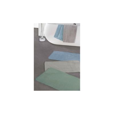 Tapis de bain uni en polyester 50x80cm