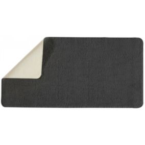 Tapis de bain uni en polyester 60x120cm