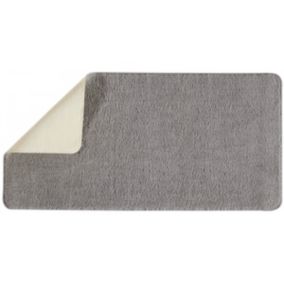 Tapis de bain uni en polyester 60x120cm